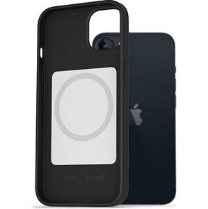 AlzaGuard Magsafe Silicone Case na iPhone 13 čierny