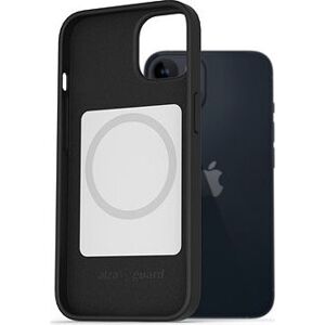 AlzaGuard Magsafe Silicone Case na iPhone 14 čierny