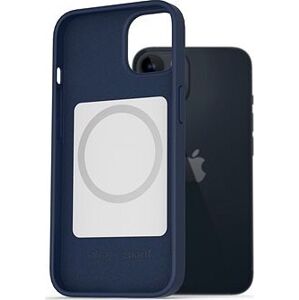 AlzaGuard Magsafe Silicone Case na iPhone 14 modrý