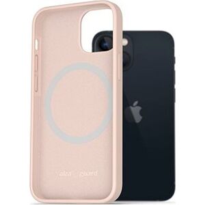 AlzaGuard Silicone Case Compatible with Magsafe iPhone 13 Mini ružový