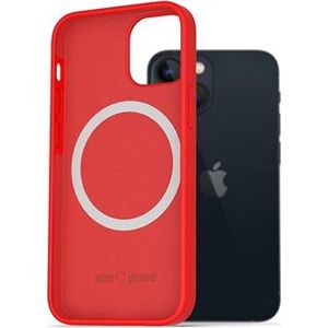 AlzaGuard Silicone Case Compatible with Magsafe iPhone 13 Mini červený
