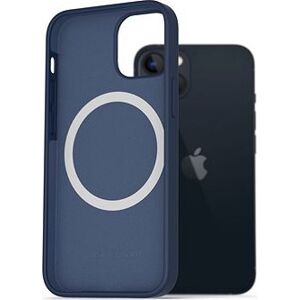 AlzaGuard Silicone Case Compatible with Magsafe iPhone 13 modrý