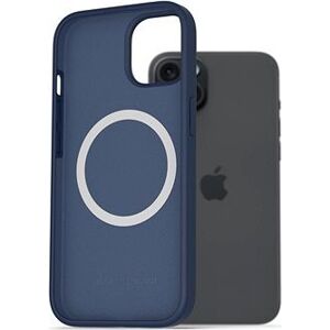 AlzaGuard Silicone Case Compatible with Magsafe iPhone 15 Plus modrý
