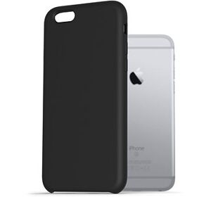 AlzaGuard Premium Liquid Silicone Case na iPhone 6/6s čierne