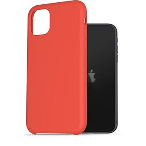 AlzaGuard Premium Liquid Silicone Case pre iPhone 11 červené