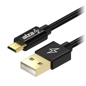 AlzaPower AluCore Micro USB 0,5 m Black