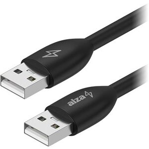 AlzaPower Core USB-A (M) to USB-A (M) 2.0, 1.5 m čierny