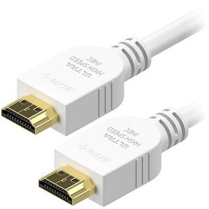 AlzaPower Core Premium HDMI 2.1 High Speed 8K 1,5 m biely