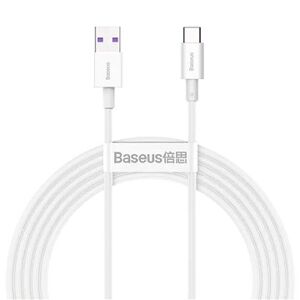 Baseus Superior Series rýchlonabíjací kábel USB/Type-C 66 W 2 m biely