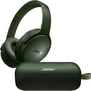 BOSE QuietComfort Headphones + BOSE SoundLink Flex zelená