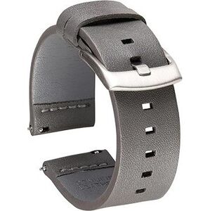 BStrap Fine Leather Universal Quick Release 18mm, gray