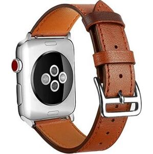 BStrap Leather Rome pro Apple Watch 42mm / 44mm / 45mm, Brown