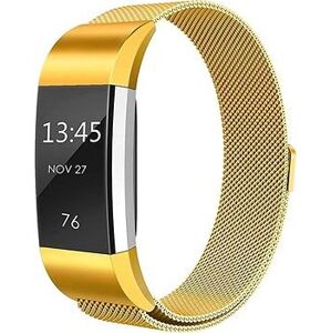 BStrap Milanese pro Fitbit Charge 2 gold, velikost M