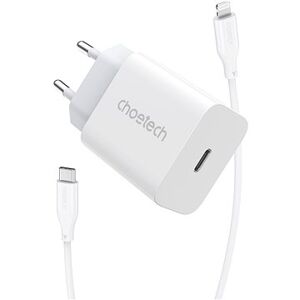 Choetech PD20W type-c wall charger+ MFI type-c to lightening cable