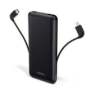 ChoeTech MFi Power Bank PD 18 W with Lightning Cable 1000 mAh Black
