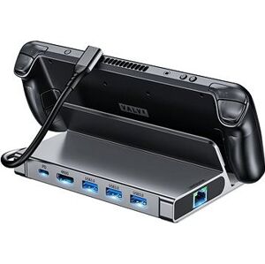 ChoeTech 6-in-1 TYPE-C TO PD + HDMI + USB 3.0 A/F*3 + RJ45 Steam Deck