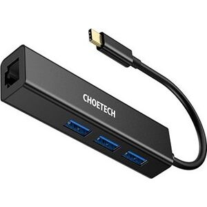 Choetech 4-In-1 USB-C to RJ45 Adaptér