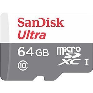 SanDisk microSDXC Ultra Lite 64 GB + SD adaptér