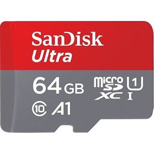 SanDisk MicroSDXC Ultra 64 GB + SD adaptér