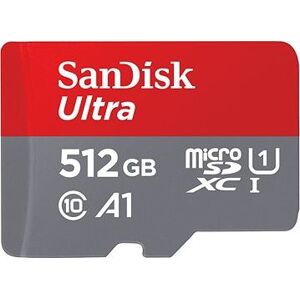 SanDisk MicroSDX Ultra 512 GB + SD adaptér
