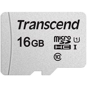 Transcend microSDHC 300S 16 GB + SD adaptér