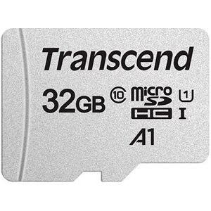 Transcend microSDHC 300S 32 GB + SD adaptér