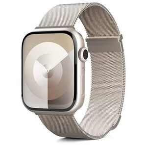Epico Milanese+ na Apple Watch 42/44/45/49mm hviezdne biely