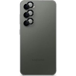 Epico hliníkové ochranné sklo na šošovky fotoaparátu pre Samsung Galaxy S24 5G – čierne