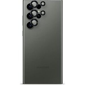 Epico hliníkové ochranné sklo na šošovky fotoaparátu pre Samsung Galaxy S24 Ultra 5G – čierne