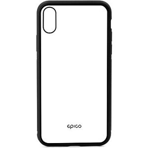 Epico Glass Case na iPhone XS Max – transparentný/čierny