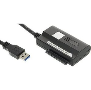 PremiumCord - konvertor USB 3.0 --> SATA, pre 2.5" aj 3.5" zariadenia, AC adaptér