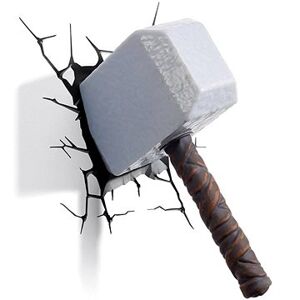 Thor – Hammer Mjölnir – lampa dekoratívna na stenu