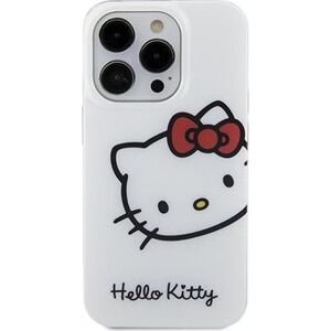 Hello Kitty IML Head Logo Zadný Kryt na iPhone 15 Pro Max White