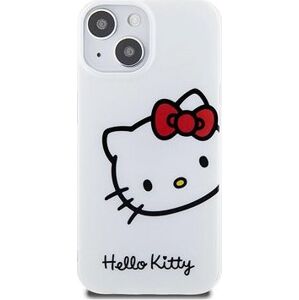 Hello Kitty IML Head Logo Zadný Kryt na iPhone 15 White