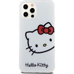 Hello Kitty IML Head Logo Zadný Kryt na iPhone 12/12 Pro White
