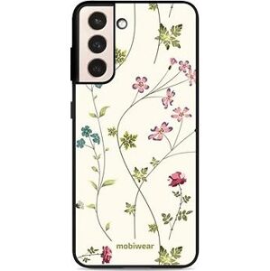 Mobiwear Glossy lesklý pro Samsung Galaxy S21 Plus - G035G - Tenké rostlinky s květy