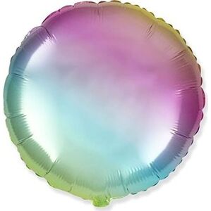 Balónik fóliový 45cm okrúhly dúhový