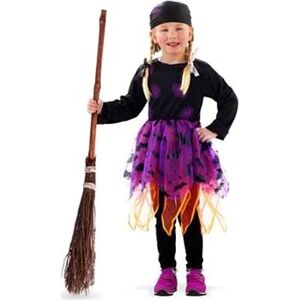 Detský Kostým Čarodejnica 3 – 5 rokov – Halloween – veľ. S – (98 – 116 cm)