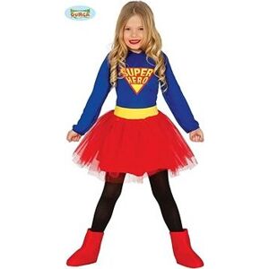 Dětský Kostým Superhrdinka - Superhero - vel.5-6 let