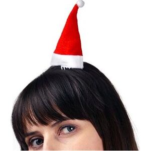 Mini čiapka Santa Claus na sponke – vianoce, 2 ks