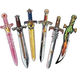 Liontouch Set mečov (šesť typov) – Fantasy, Král, Princ, Princezná, Pirát a Viking