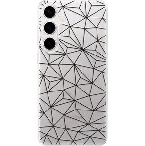 iSaprio Abstract Triangles 03 – black – Samsung Galaxy S24+
