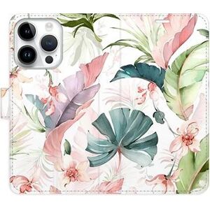 iSaprio flip pouzdro Flower Pattern 07 pro iPhone 15 Pro
