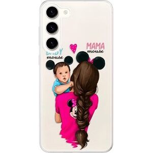 iSaprio Mama Mouse Brunette and Boy pro Samsung Galaxy S23+ 5G