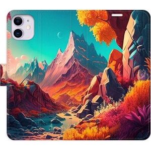 iSaprio flip pouzdro Colorful Mountains pro iPhone 11