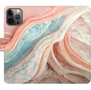 iSaprio flip puzdro Colour Marble pre iPhone 12/12 Pro