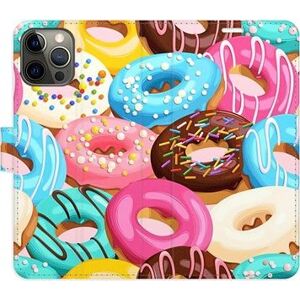 iSaprio flip pouzdro Donuts Pattern 02 pro iPhone 12/12 Pro