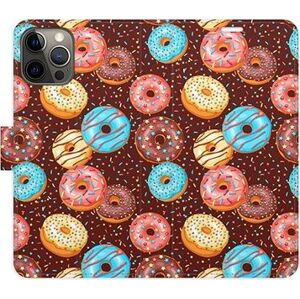 iSaprio flip pouzdro Donuts Pattern pro iPhone 12/12 Pro