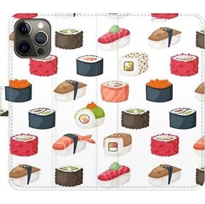 iSaprio flip puzdro Sushi Pattern 02 na iPhone 12/12 Pro