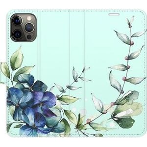 iSaprio flip puzdro Blue Flowers pre iPhone 12/12 Pro